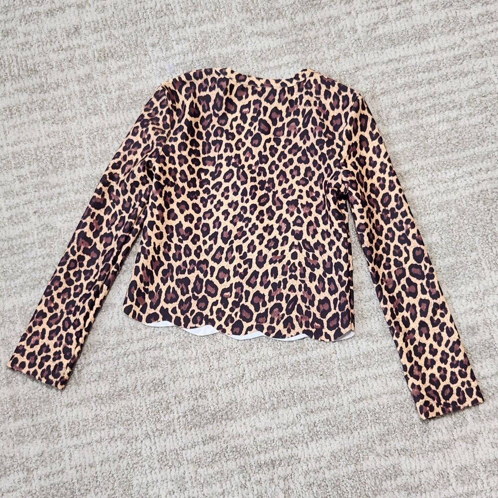 COVER girls animal print long sleeve rash guard size XS 2-3T - Picture 7 of 7